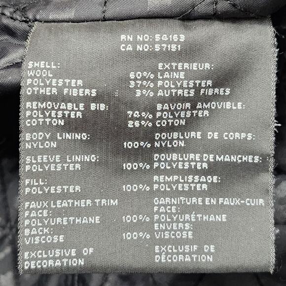 Marc New York Andrew Marc Coat Womens 2 Burgundy Wool Blend Hooded Asym Zip - Picture 15 of 16